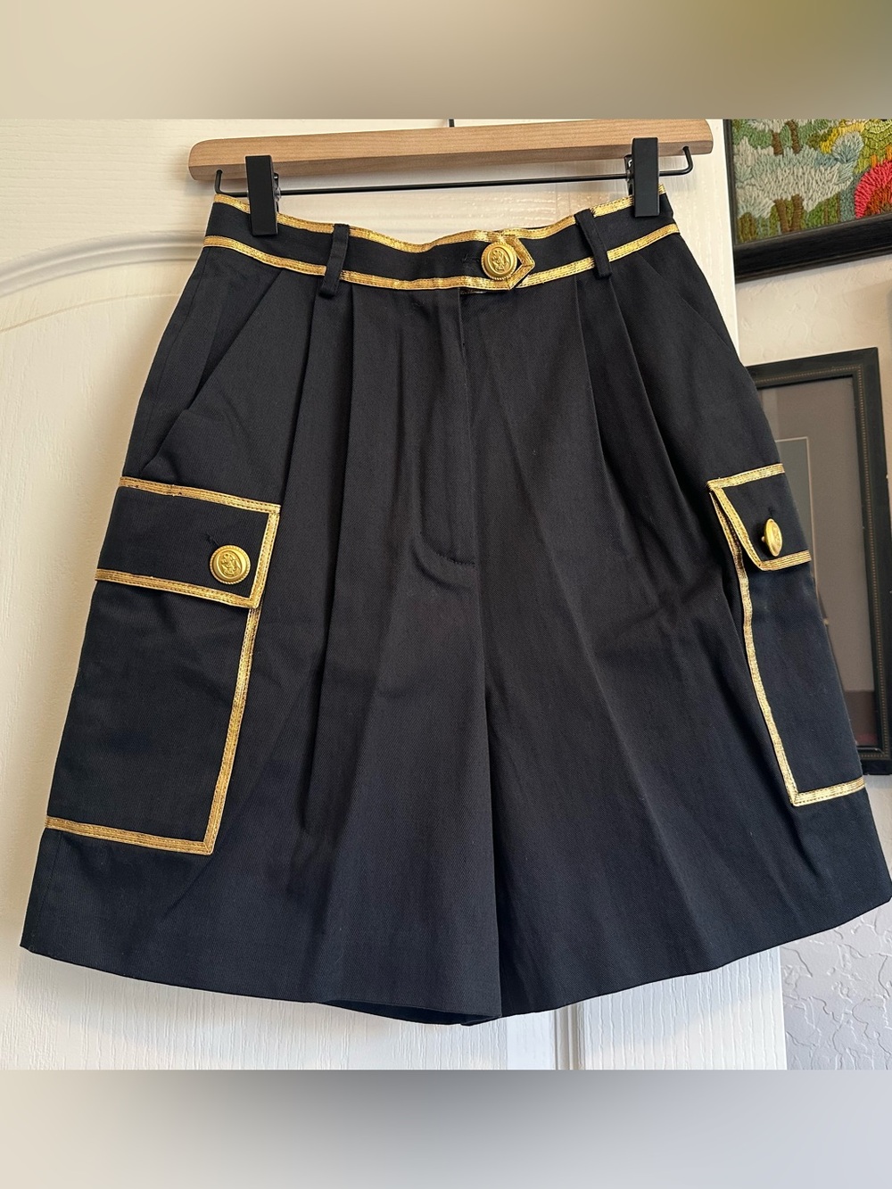 Vintage Lew Magram Nautical Cotton Shorts. Size: 4. Excellent condition